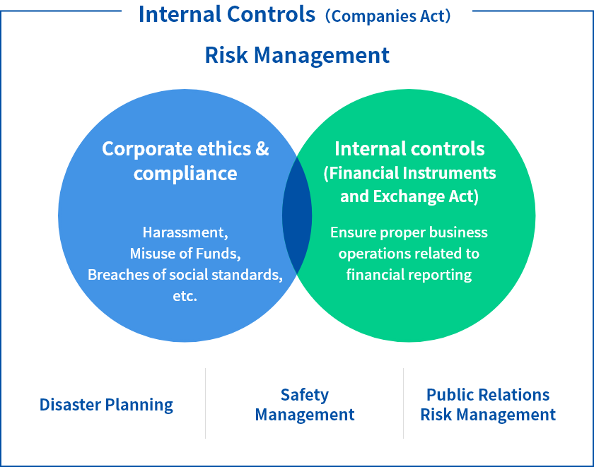 Areas of internal control