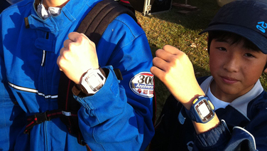 2011.07: Donated running watches to children in Minamisanriku