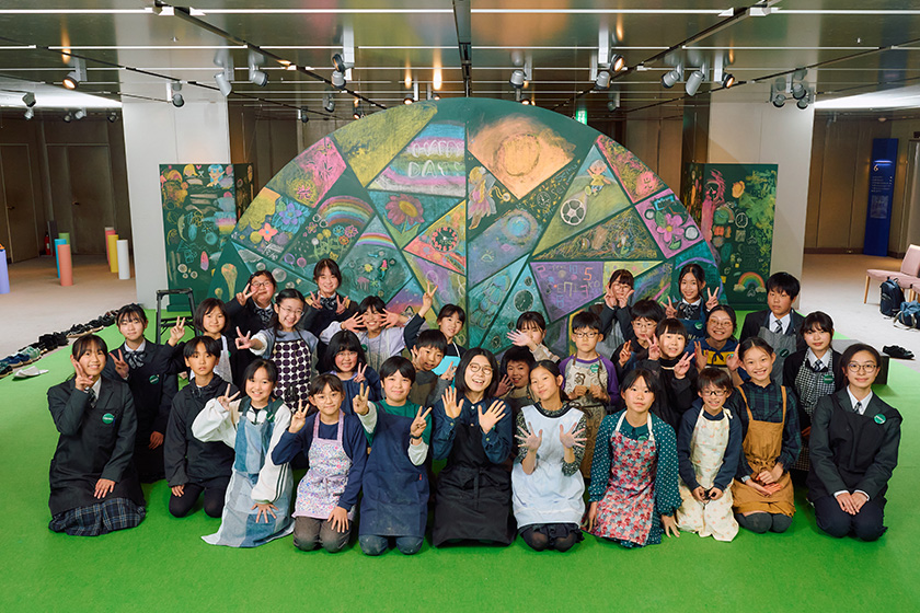 会場での集合写真