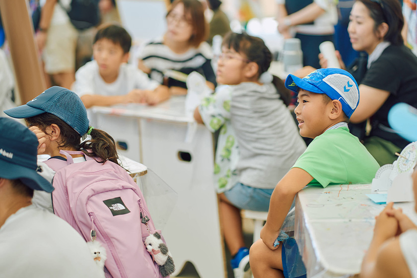 日時計づくり教室の様子　画像