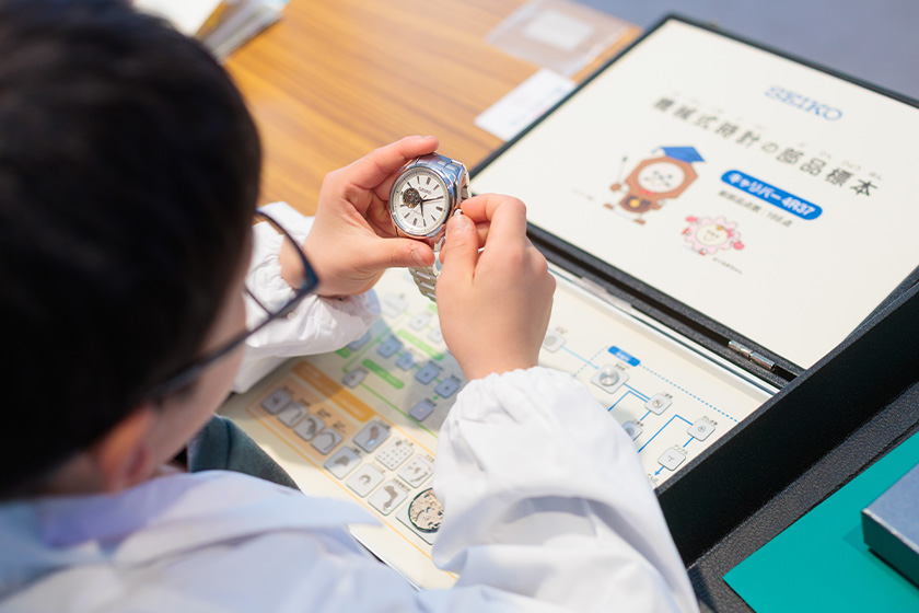 わくわく時計教室の様子　画像