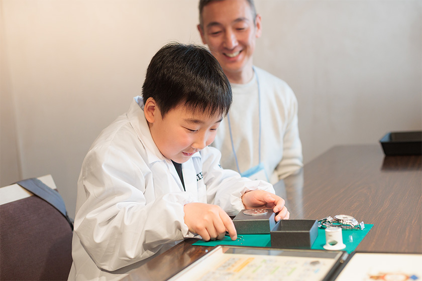 わくわく時計教室の様子　画像