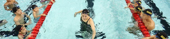 大橋悠依さんと佐藤翔馬選手が子どもたちに伝えた、水泳と成長のヒント