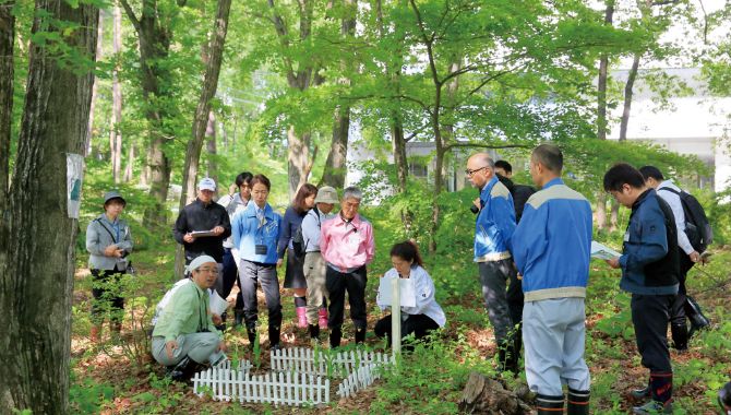 Initiative by Morioka Seiko Instruments Inc.: Creation of green area with consideration of biodiversity through the Green Wave Project