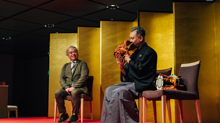 今井豊茂さん、田中傳次郎さん