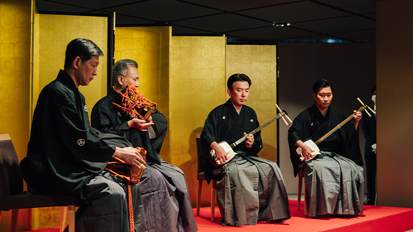 道成寺実演の様子