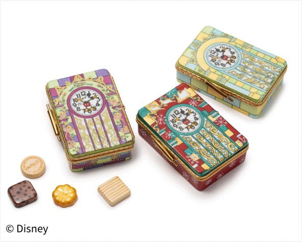 Disney100 / Wako Limited Limoges Box, featuring the Clock Tower / Mickey Mouse