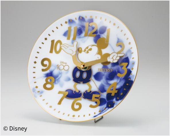 SEIKO / Disney Mickey Mouse Plate Clock Disney100 Edition FS803W