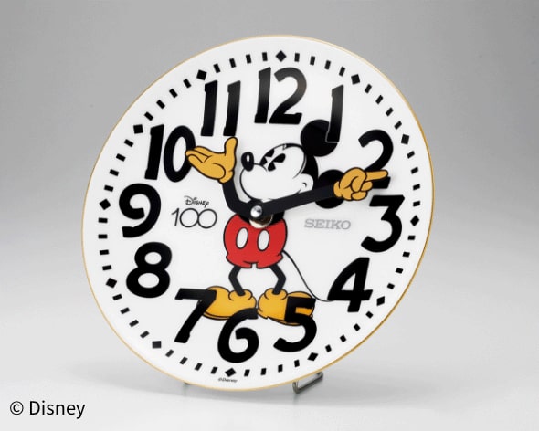 SEIKO / Disney Mickey Mouse “Plate Clock” Disney100 Edition FS802W