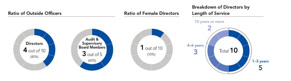Board of Directors Composition Ratios