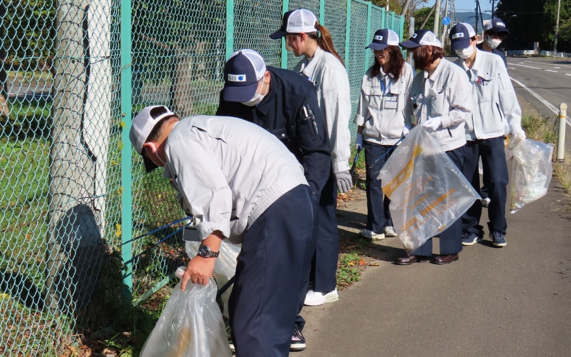 Cleanup efforts at Seiko Instruments' Sendai site