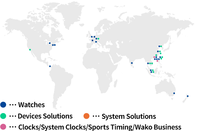 Global Network | About Our Group | Seiko Group Corporation