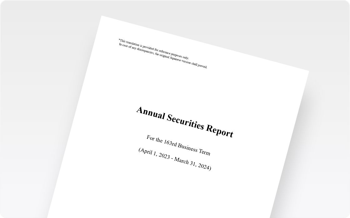 Annual Securities Report