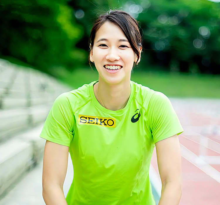 陸上短距離 福島千里の0 01秒 努力を積み重ねて得る時間 Seiko Heart Beat Magazine セイコーホールディングス