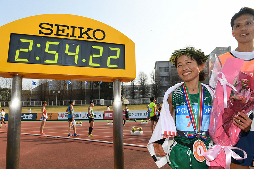 2020年別府大分毎日マラソンの道下選手　写真