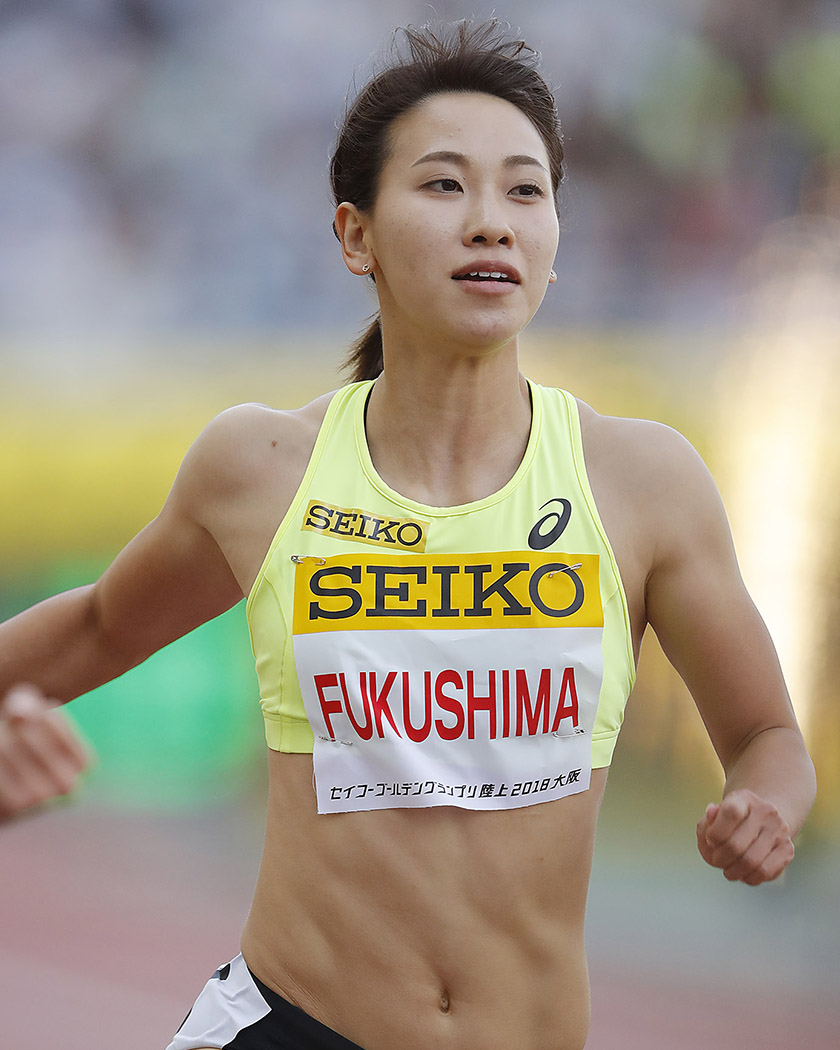 福島千里選手　写真