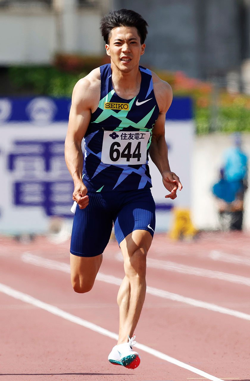 山縣亮太選手　写真