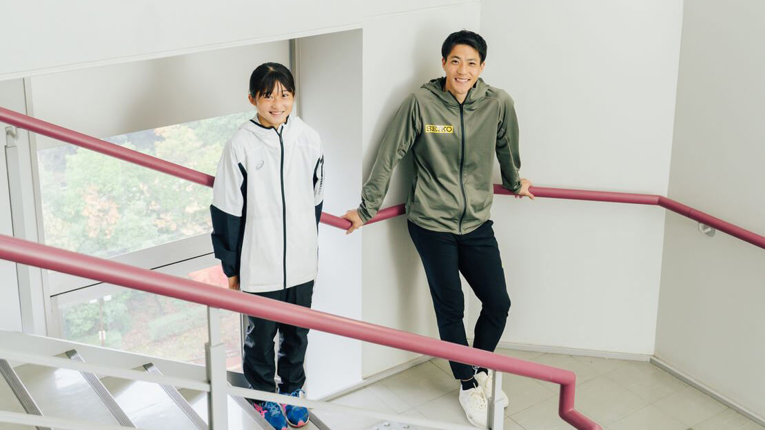 憧れの山縣亮太と夢対談！13歳の超新星・三好美羽が誓う女子100m日本記録更新