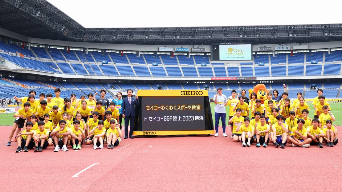 レジェンドアスリートたちが中学生に直伝！“バトンと笑顔”をつないだ豪華リレー指導