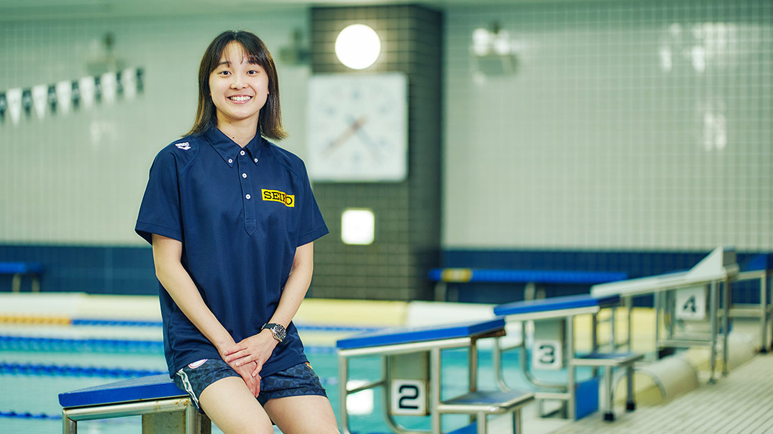 17歳・成田実生の等身大の魅力。Team Seikoに加入した競泳界の逸材が語る胸の内