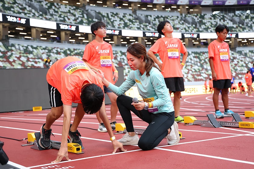 福島さんから直接指導を受ける参加者
