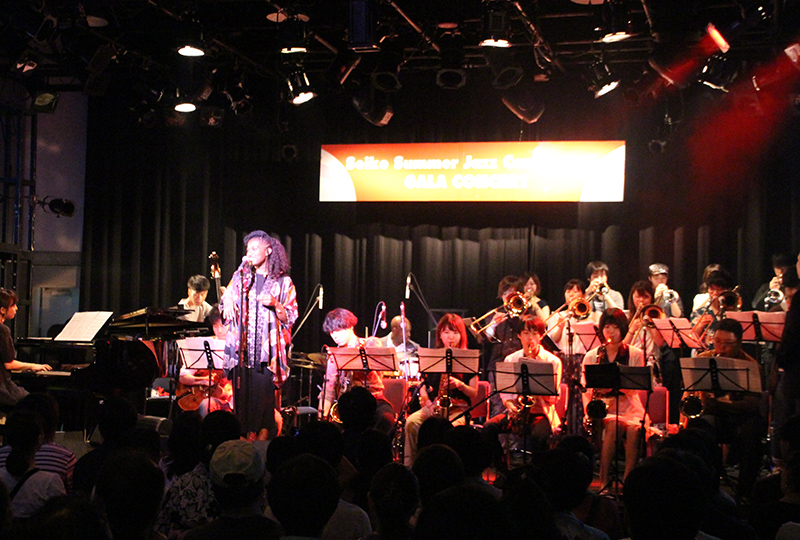 Seiko Summer Jazz Campの合奏の様子