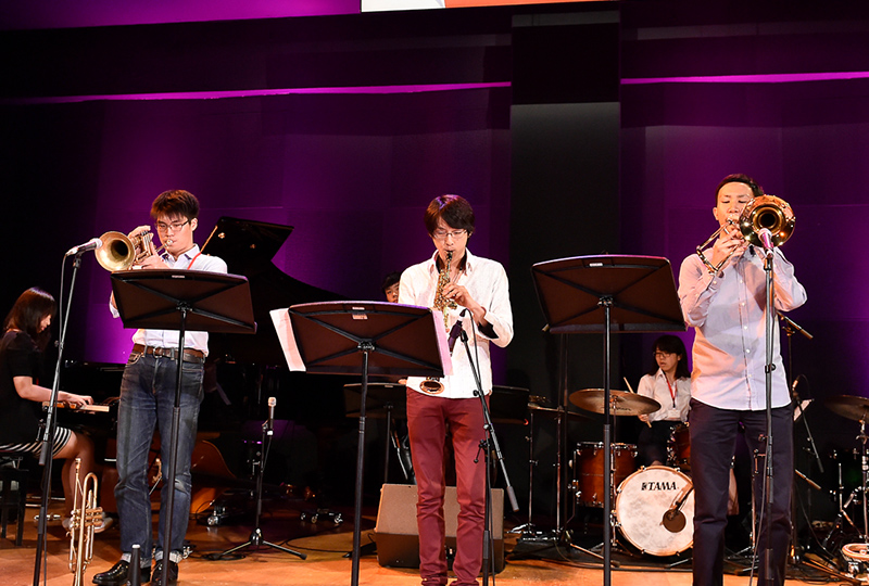 Seiko Summer Jazz Campの演奏風景