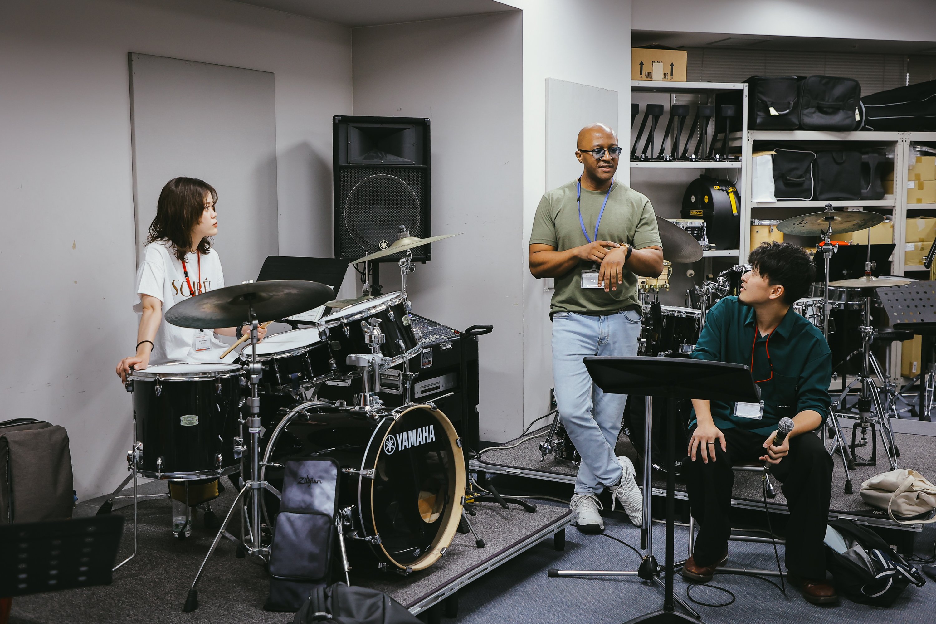 スモール・アンサンブルの授業の様子