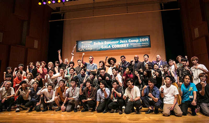 Seiko Summer Jazz Camp 2019の集合写真