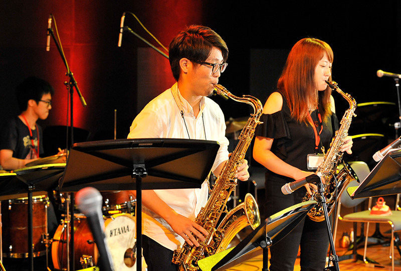 Seiko Summer Jazz Campの演奏風景