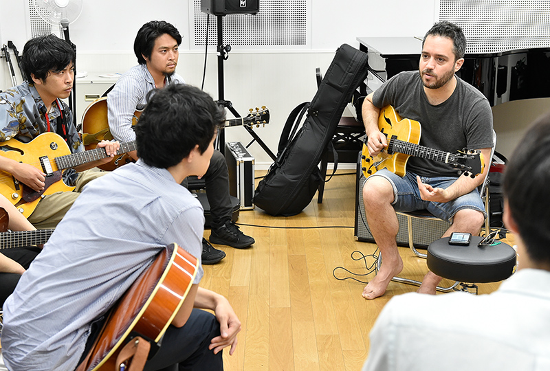 Seiko Summer Jazz Campのレッスン風景