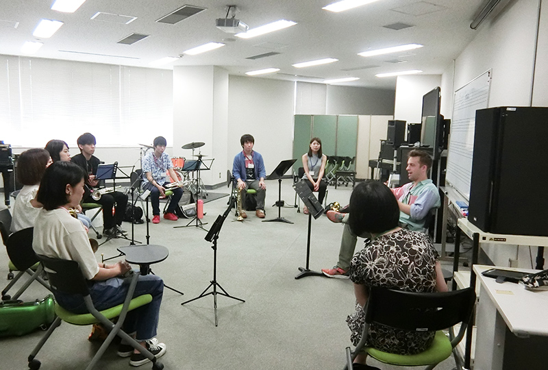 Seiko Summer Jazz Campの練習風景