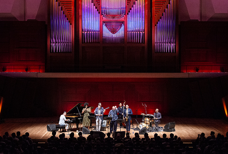 すみだトリフォニーホールでの演奏風景