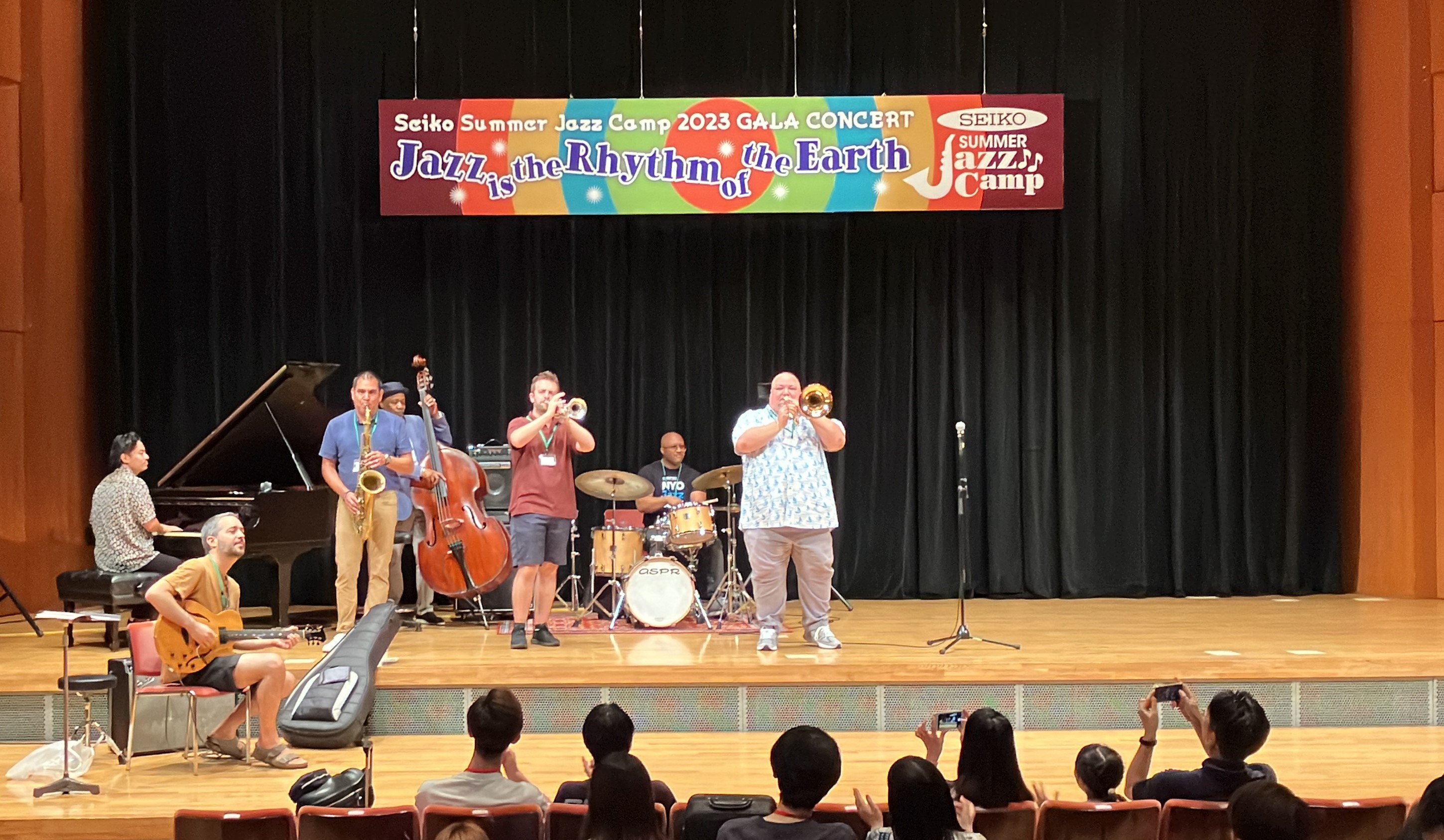 Seiko Summer Jazz Campの演奏風景
