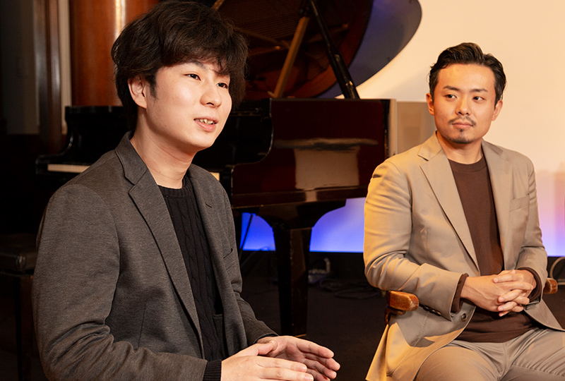 海堀弘太さんと大林武司さん