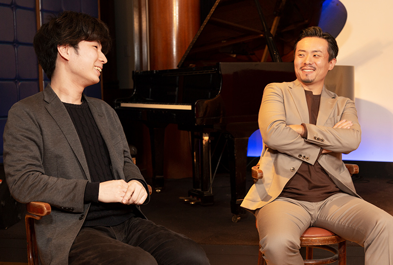 海堀弘太さんと大林武司さん