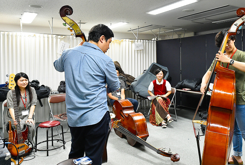 Seiko Summer Jazz Campのレッスン風景