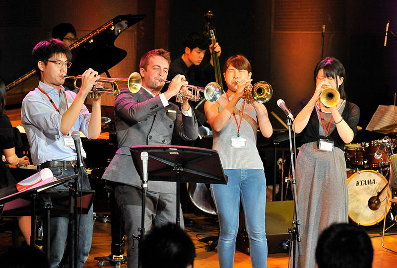 Seiko Summer Jazz Campの演奏風景