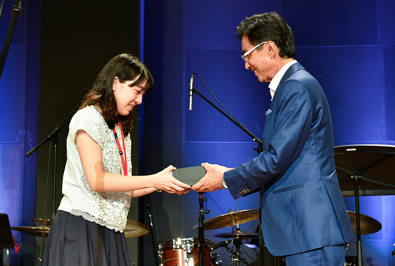 受賞した後藤絵美さん