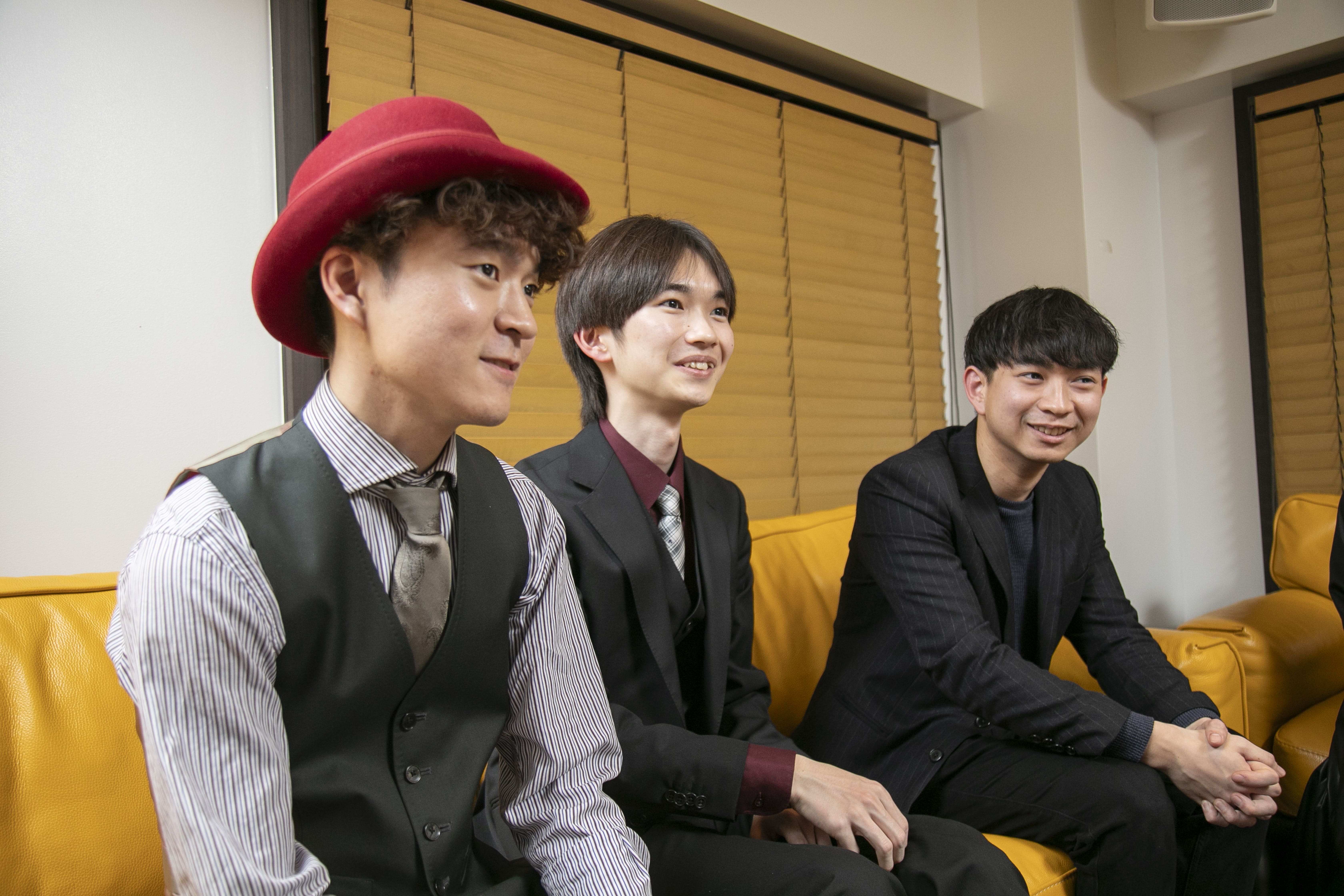 鈴木真明地さん、後藤龍太郎さん、町田類さん