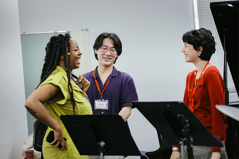 アリシアクラスのスモール・アンサンブルの様子