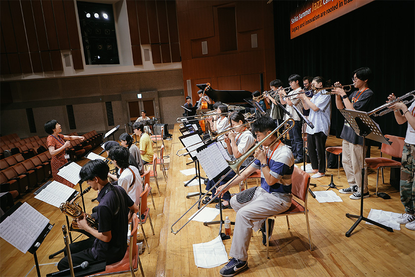 ビッグ・バンド・アンサンブルの様子
