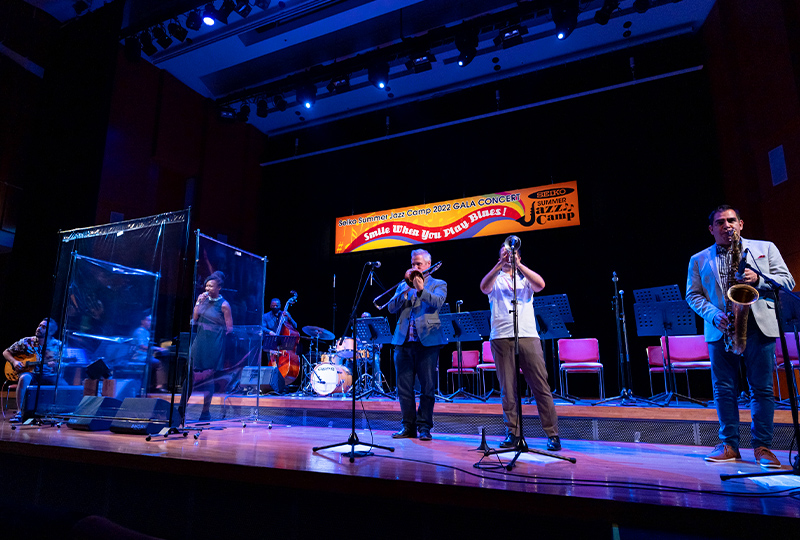 Seiko Summer Jazz Campの演奏風景