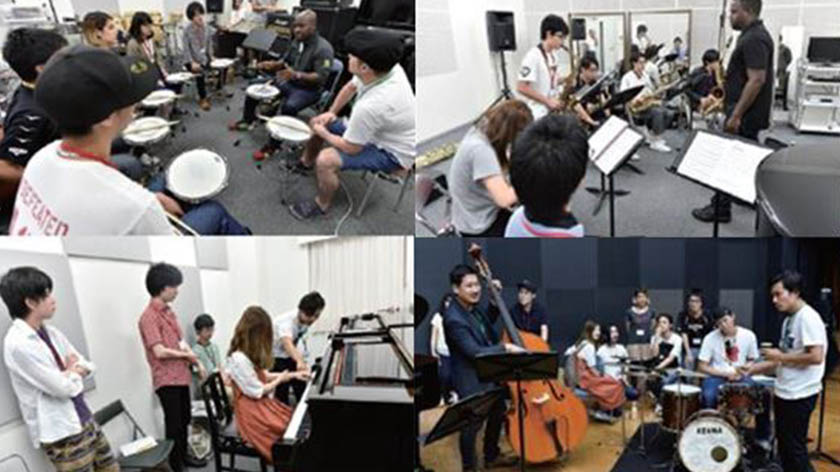 Seiko Summer Jazz Camp 2016 練習風景 イメージ