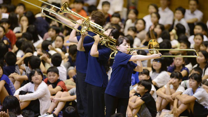 子供のための音楽会の様子