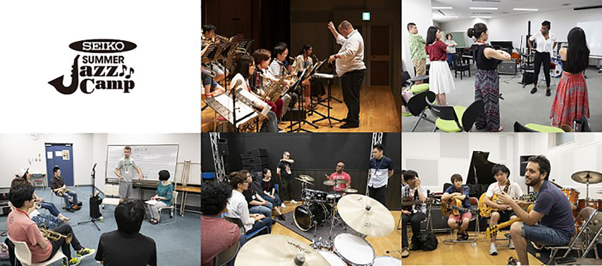 ▲Seiko Summer Jazz Camp 2018 練習風景