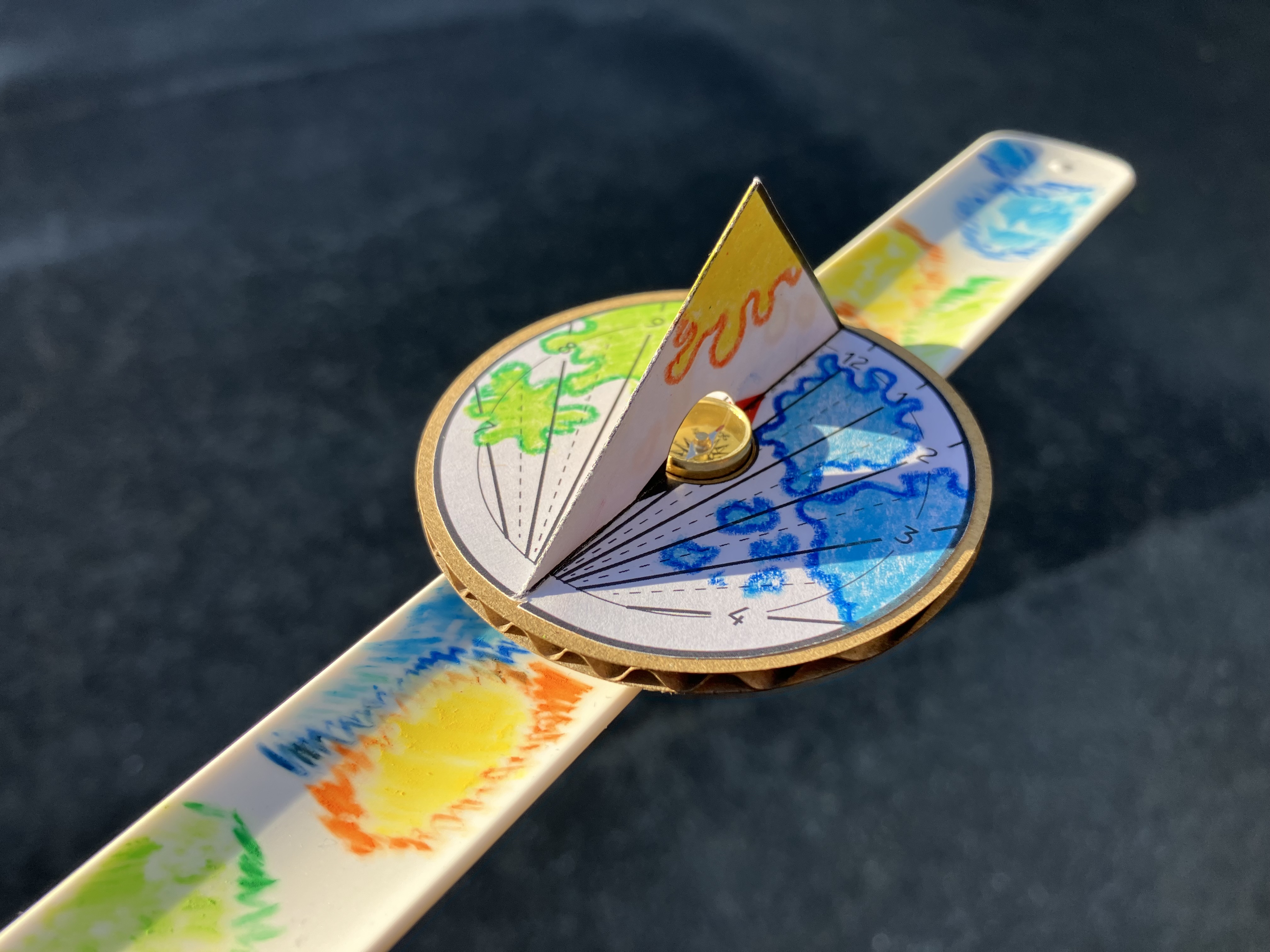 セイコーわくわく時計教室～うで日時計を作ってみよう編～