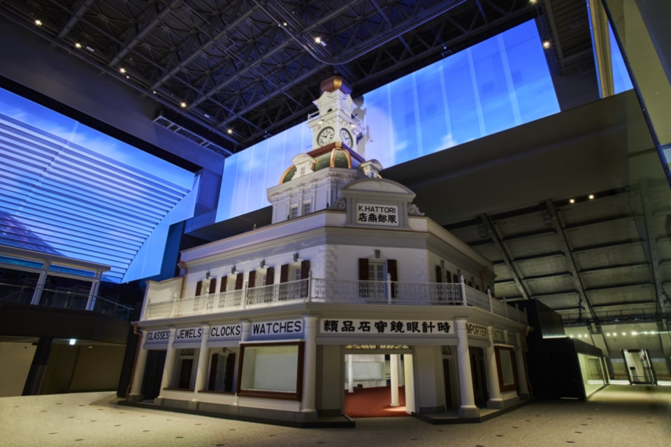 東京都江戸東京博物館に服部時計店初代時計塔の原寸大模型が登場