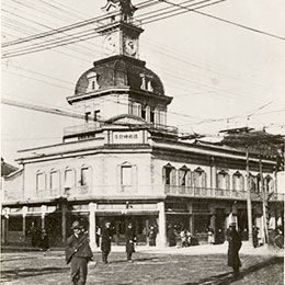 Completion of the first clock tower