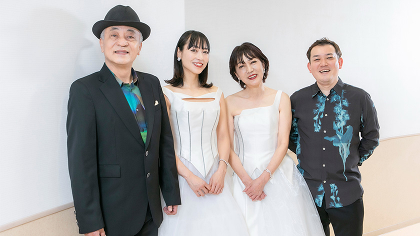 サーカス（左から）叶高さん、叶ありささん、叶正子さん、吉村勇一さん　写真
